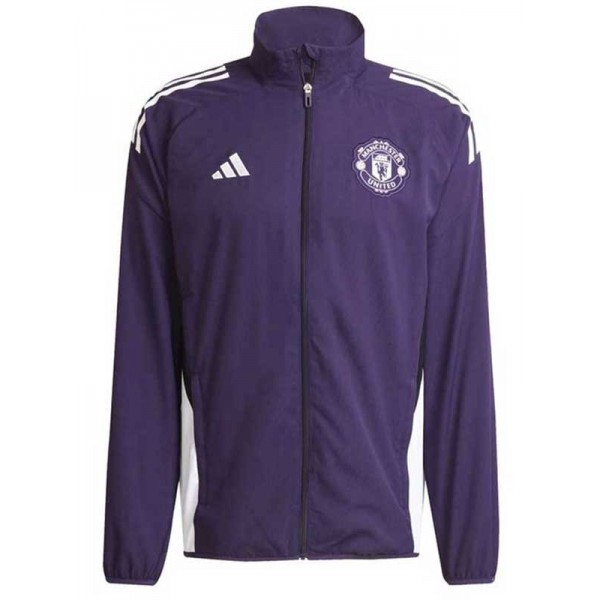 Manchester united windbreaker jacket mens purple tracksuit 2026-2027